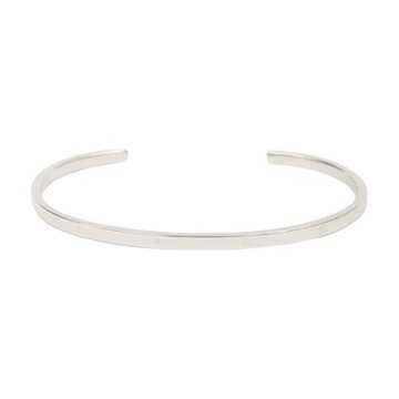 mm6 maison margiela numeric minimal signature cuff bracelet