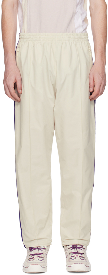 needles off-white dc shoes edition track pants in ivory