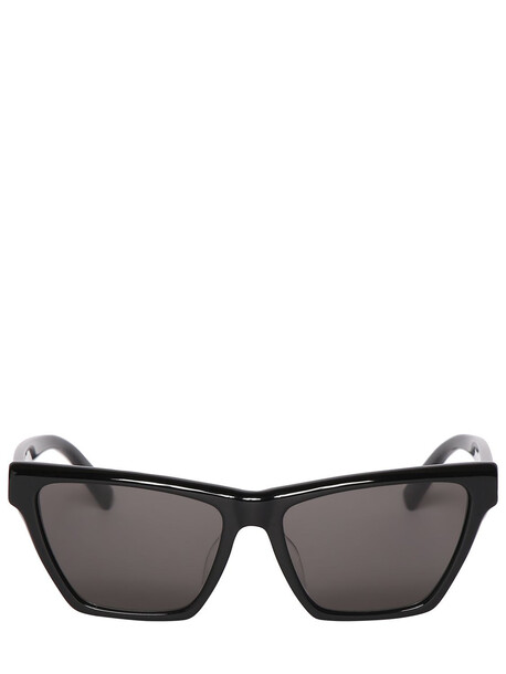 SAINT LAURENT M103 Rectangle Acetate Sunglasses in black