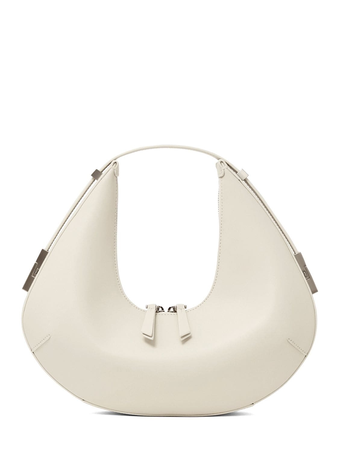 OSOI Toni Hobo Leather Shoulder Bag in cream