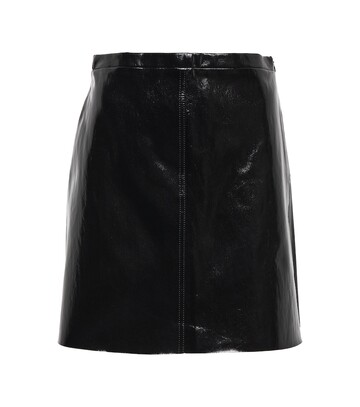 Stouls Lucie patent leather miniskirt in black