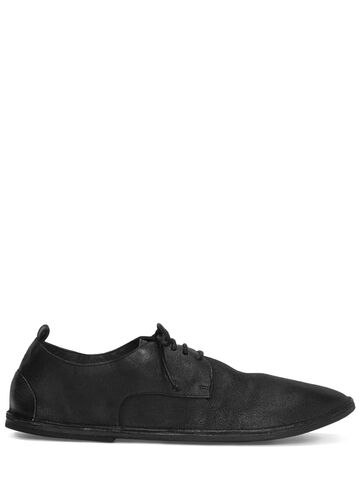 marsell strasacco leather lace-up shoes in black