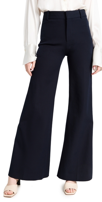 frame le palazzo trousers navy 4