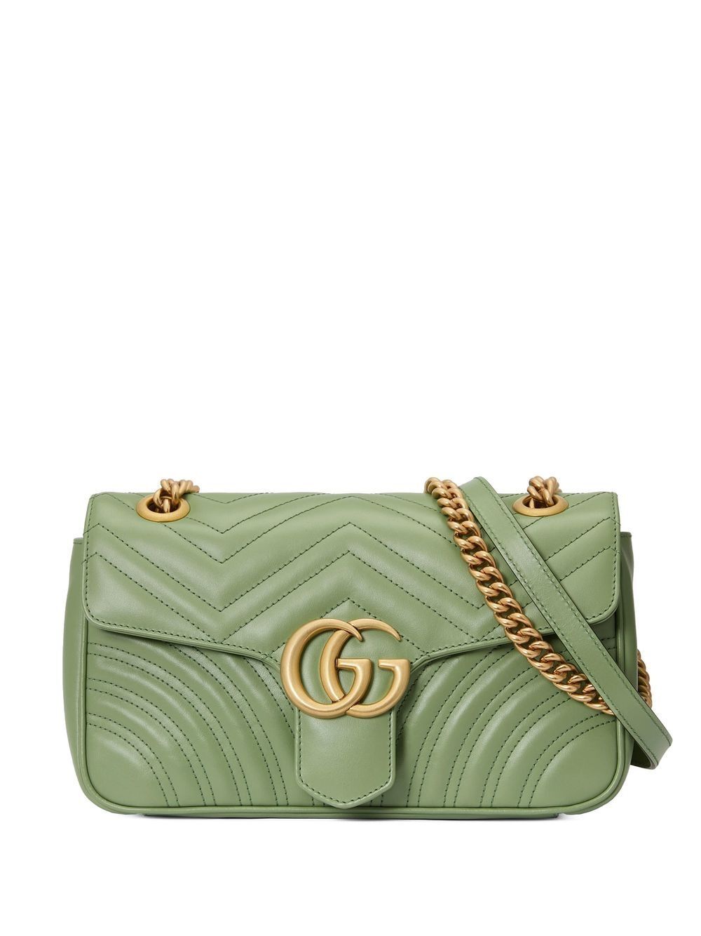 Gucci GG Marmont matelassé shoulder bag - Green