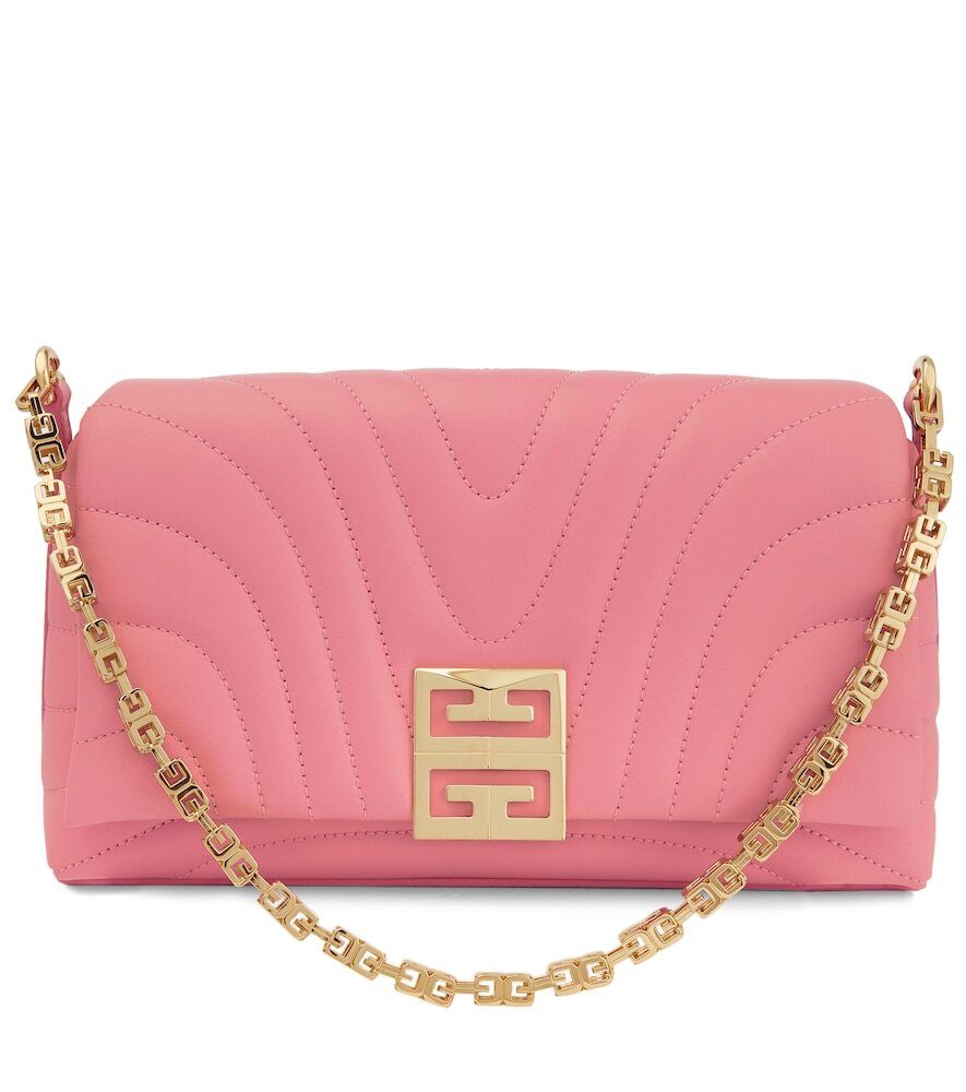 Givenchy 4G Small quilted leather shoulder bag in pink