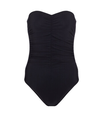 Karla Colletto Basics ruched swimsuit in black