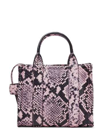 MARC JACOBS The Micro Snake Print Leather Tote Bag in multi