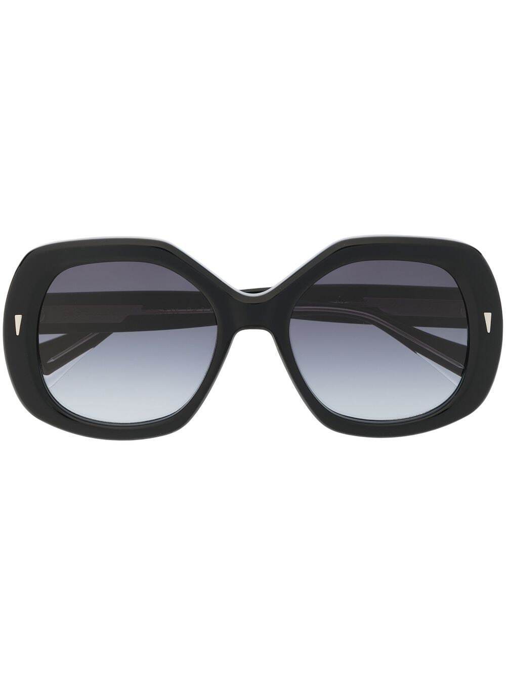 GIGI STUDIOS square-frame tinted sunglasses - Black