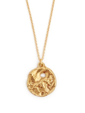 alighieri - taurus gold plated necklace - womens - gold