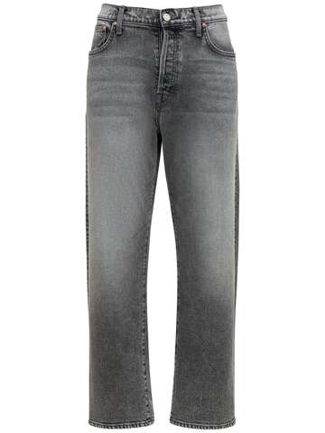 MOTHER The Ditcher Stretch Cotton Jeans in grey