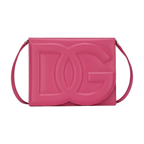 Dolce & Gabbana Calfskin DG Logo Bag crossbody bag in lilac