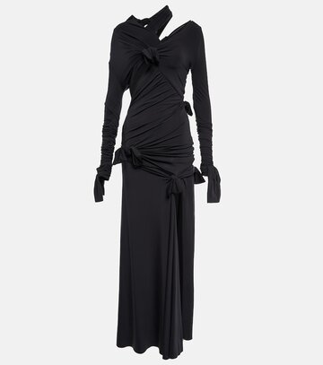 Balenciaga Knot cutout gown in black