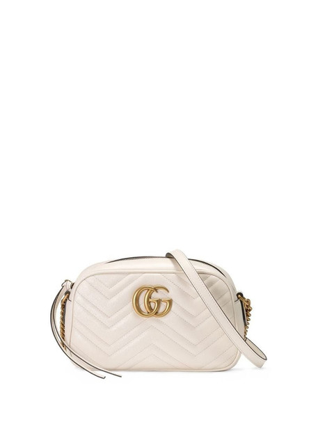 Gucci GG Marmont matelassé shoulder bag in white
