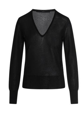 Sapio Lamé Sweater in black