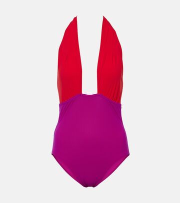 karla colletto mabel colorblocked swimsuit
