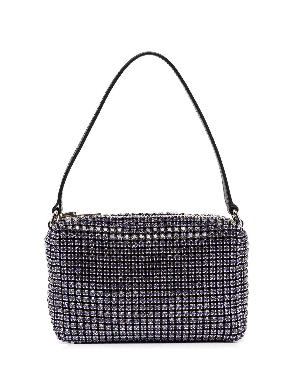 Alexander Wang Heiress crystal-embellished pouch bag - Purple
