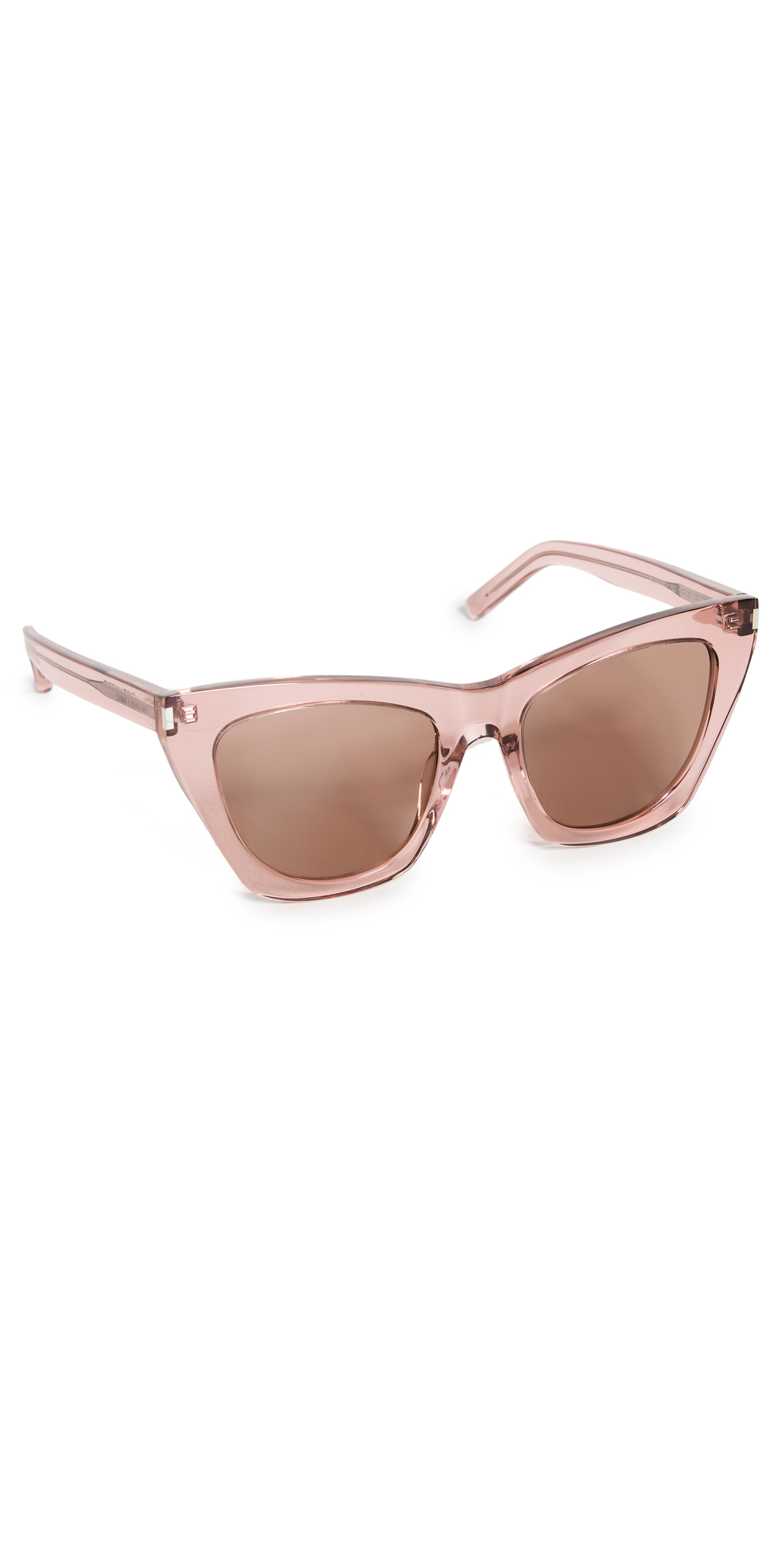 Saint Laurent Kate Sunglasses in brown / pink