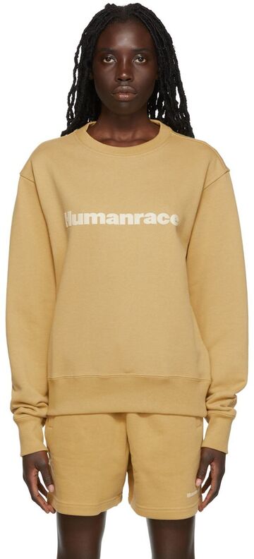 adidas x Humanrace by Pharrell Williams Tan Humanrace Basics Sweatshirt in beige