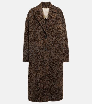 Golden Goose Leopard-print jacquard coat