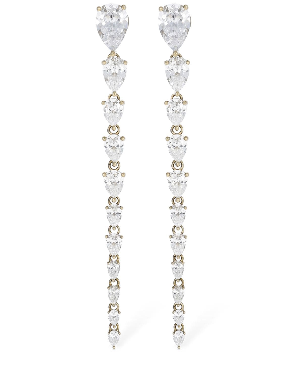 YUN YUN SUN Lvr Exclusive Merida Crystal Earrings in gold