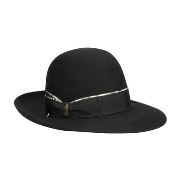 Borsalino Eleonora Alessandria Felt Hat in black
