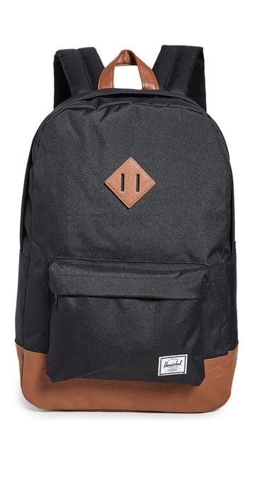 herschel supply co. herschel supply co. heritage backpack black/tan one size