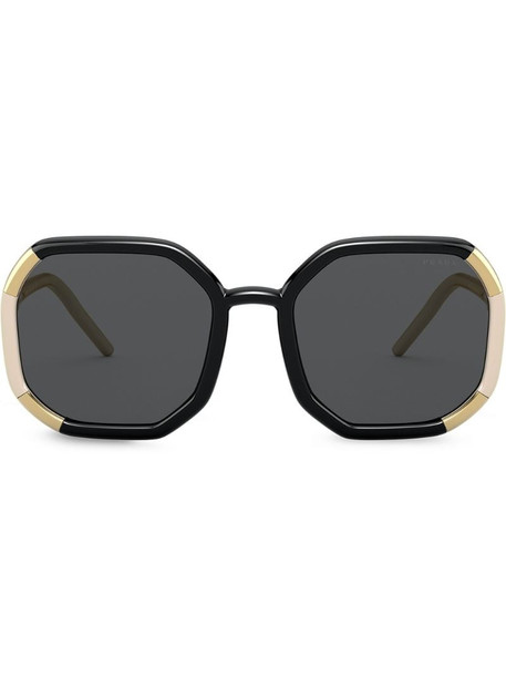 Prada Eyewear oversized-frame tinted sunglasses in black