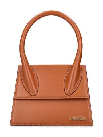 JACQUEMUS Le Grand Chiquito Leather Top Handle Bag in brown