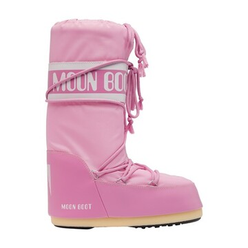 moon boot icone boots in pink