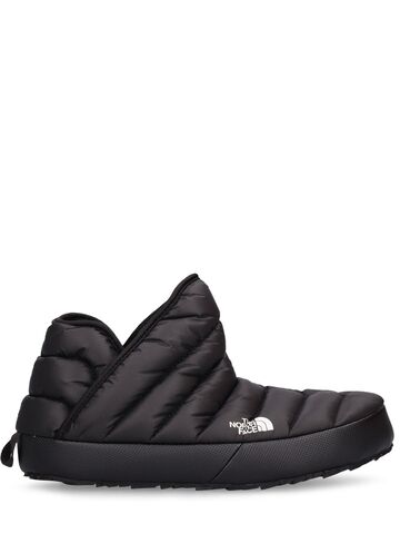 the north face thermoball traction puffer booties in black