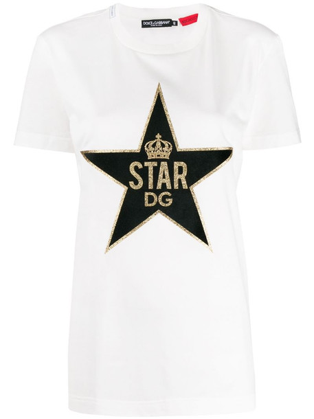 Dolce & Gabbana DG Star T-shirt in white