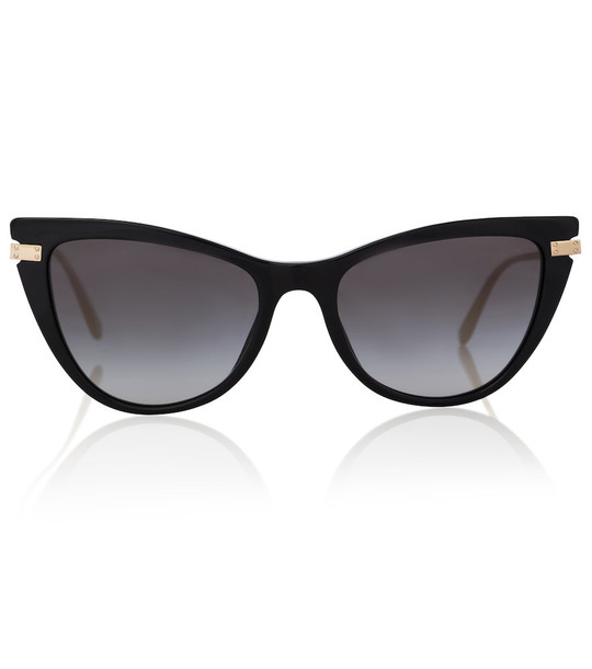 Dolce & Gabbana Cat-eye acetate sunglasses in black