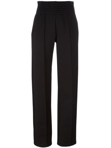 Givenchy straight leg trousers in black