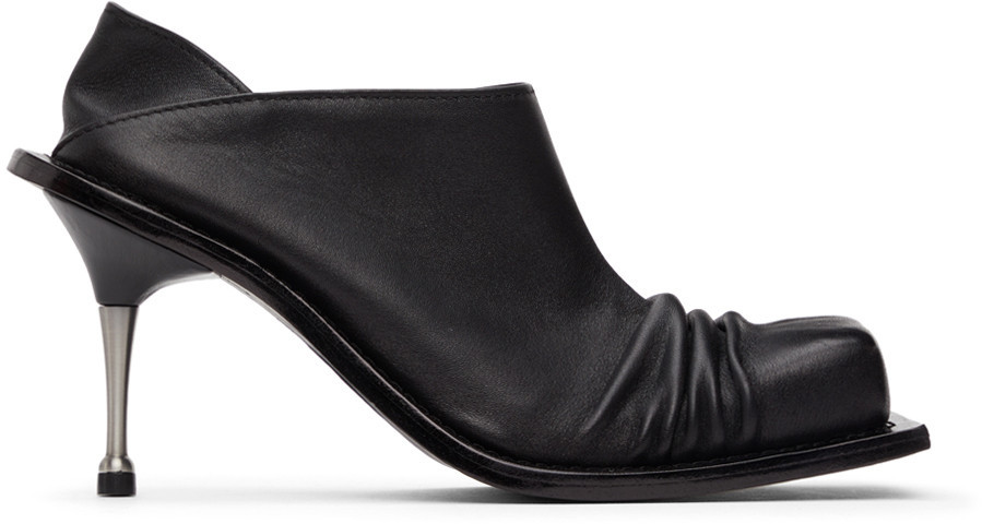 FIDAN NOVRUZOVA Convertible Mule Heels in black