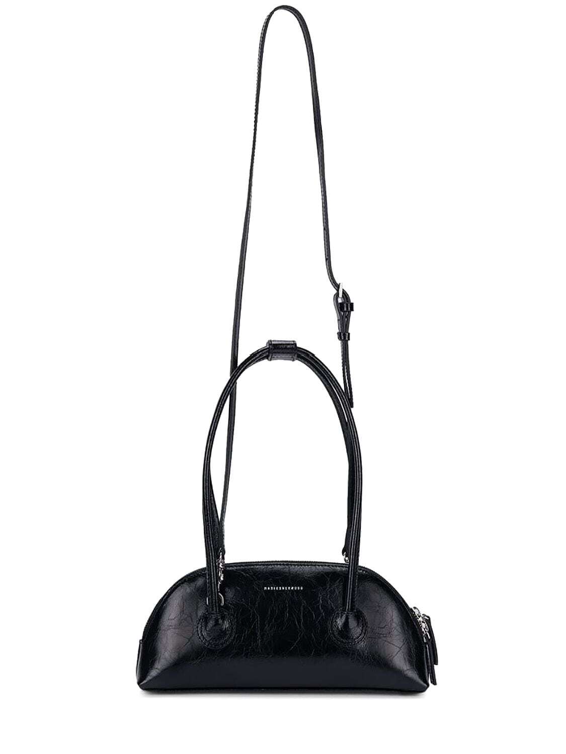 MARGE SHERWOOD Bessette Leather Shoulder Bag in black