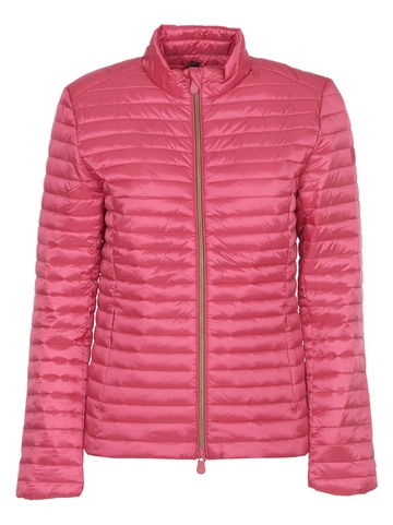 Save the Duck Pink Andreina Down Jacket in fuchsia