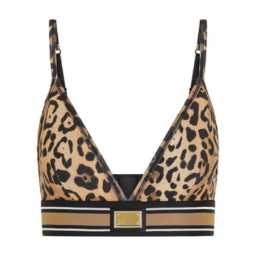 Dolce & Gabbana Leopard-print spandex/jersey bralet