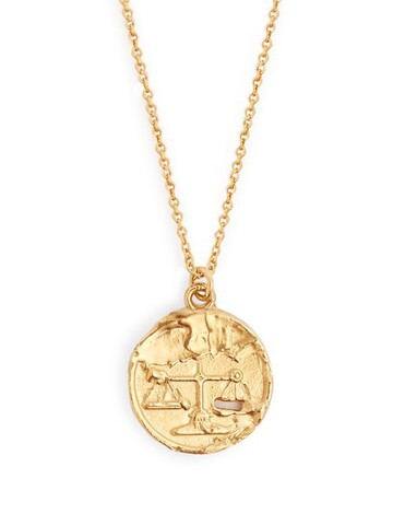 alighieri - libra gold plated necklace - womens - gold