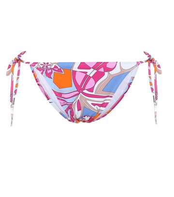 Emilio Pucci Beach Printed bikini bottoms in pink
