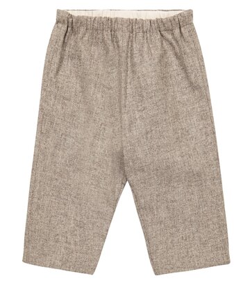 Bonpoint Baby wool-blend pants in brown