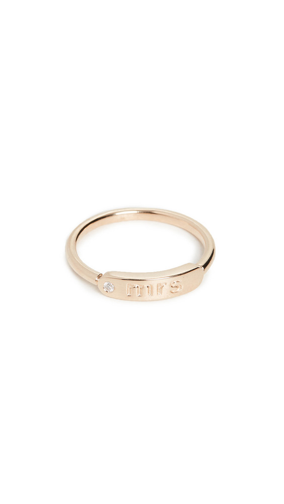 My Story The Twiggy 14k Ring - Mrs in gold / yellow