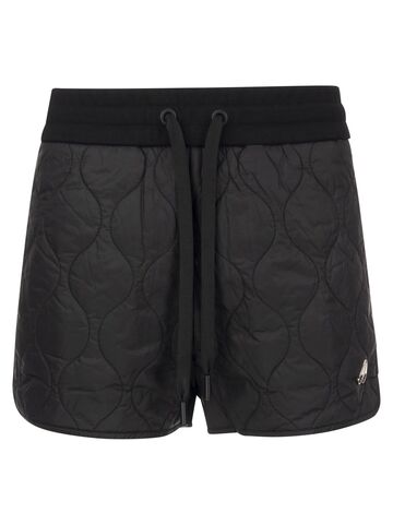 Moose Knuckles Laguna - Nylon And Cotton Shorts in black