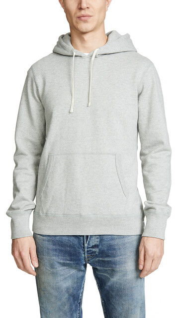 Reigning Champ Mid Weight Terry Pullover Hoodie in grey