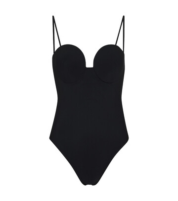 Magda Butrym Bustier swimsuit in black