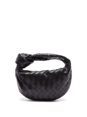 bottega veneta - jodie mini intrecciato-leather bag - womens - black