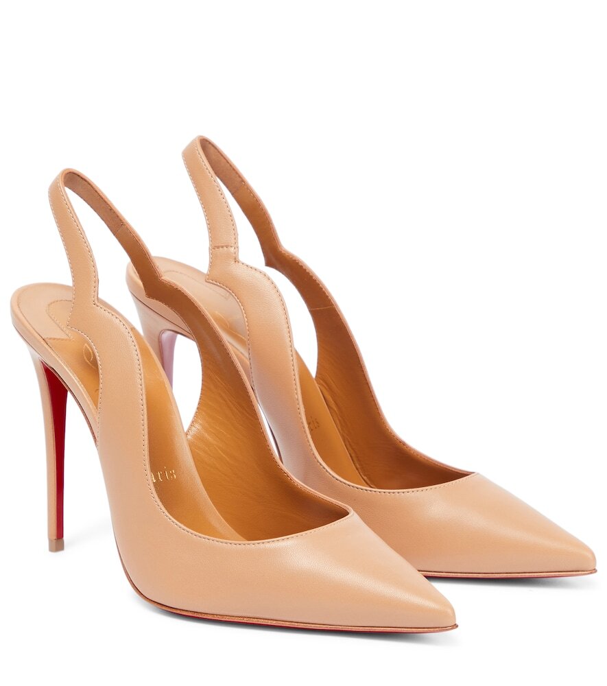 Christian Louboutin Nudes Hot Chick leather pumps in neutrals