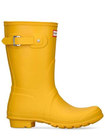 HUNTER Women's Original Short Boots in yellow