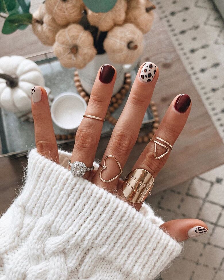 sweater white sweater cable knit ring nail polish