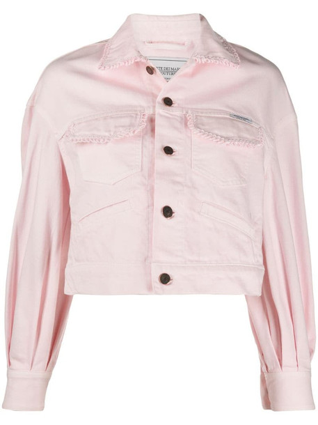 Forte Dei Marmi Couture cropped jacket in pink