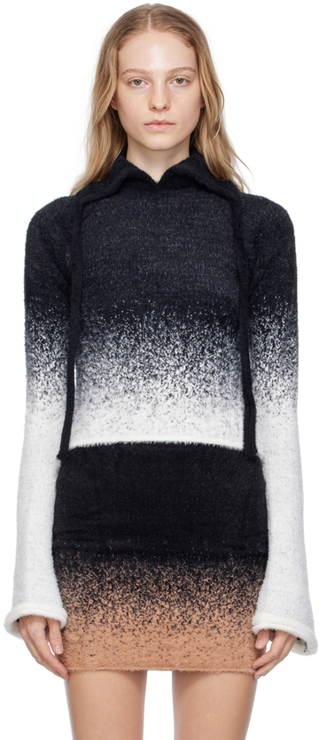 ottolinger black & white gradient sweater